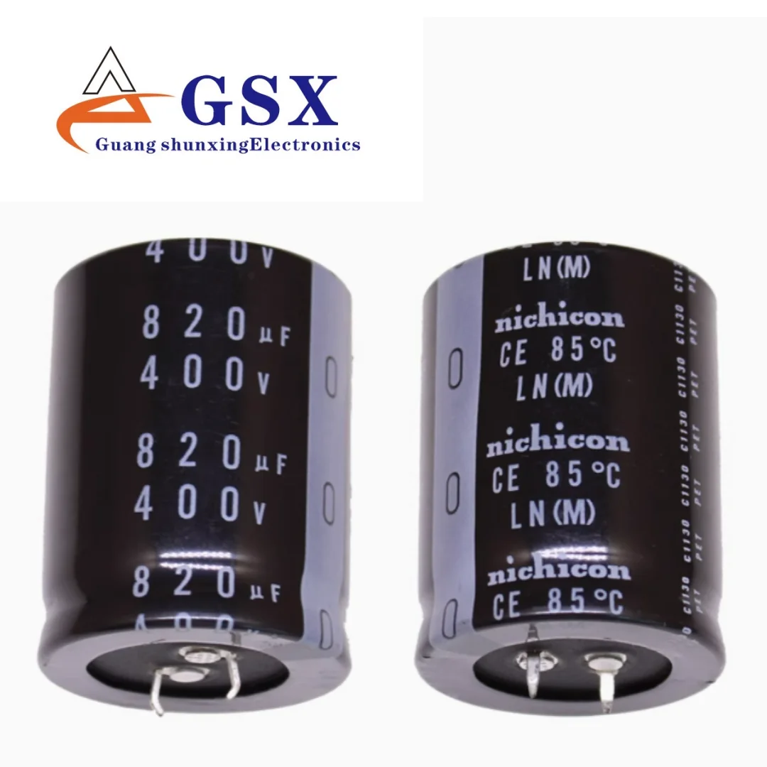 

Brand new imported aluminum electrolytic capacitor 400v820uf 35 * 45 Nichicon LN welding machine