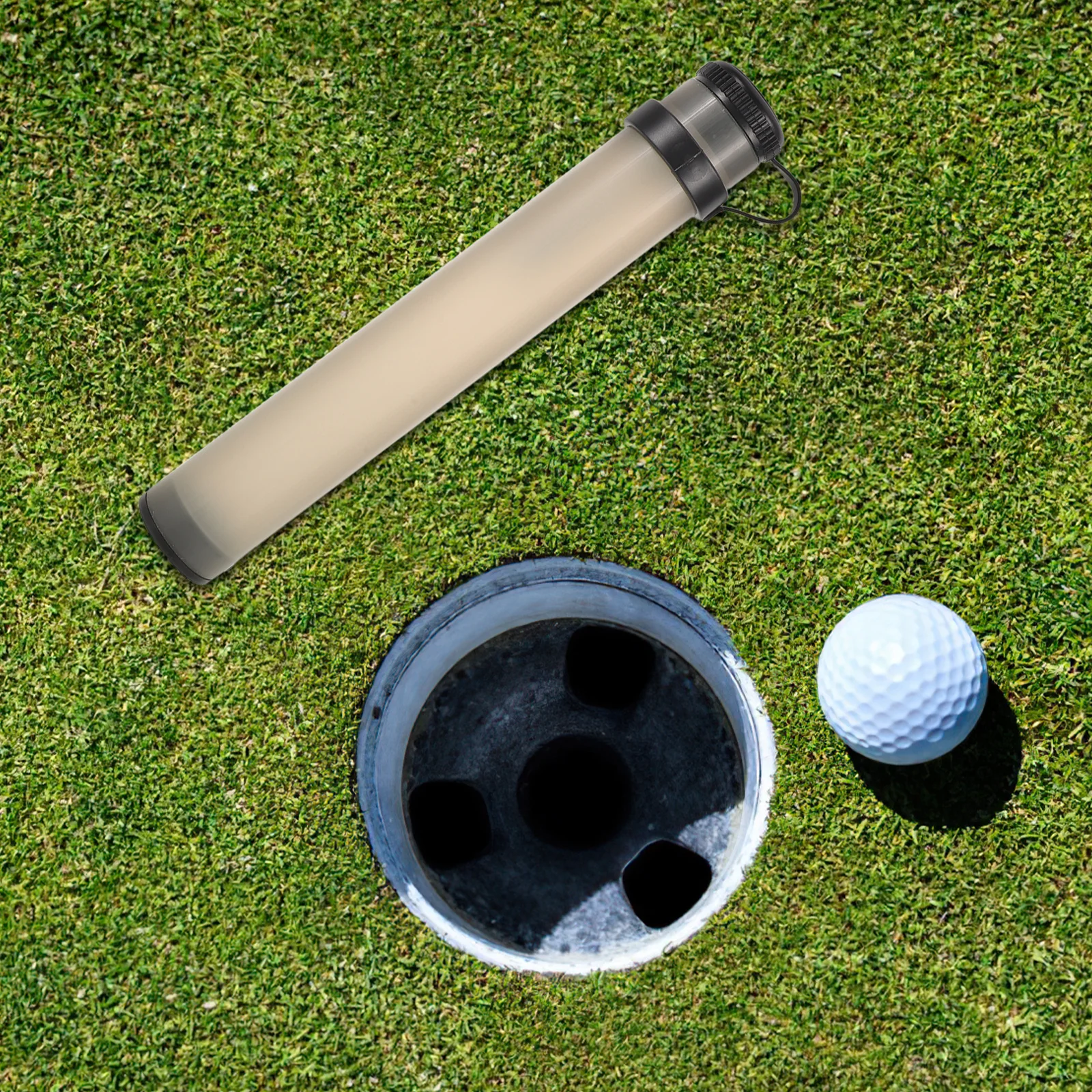 

Divot Bottle Universal Cart Sand Holder For Golf Carts Trolleys No Drill Installation Weather Resistant Plastic Sand