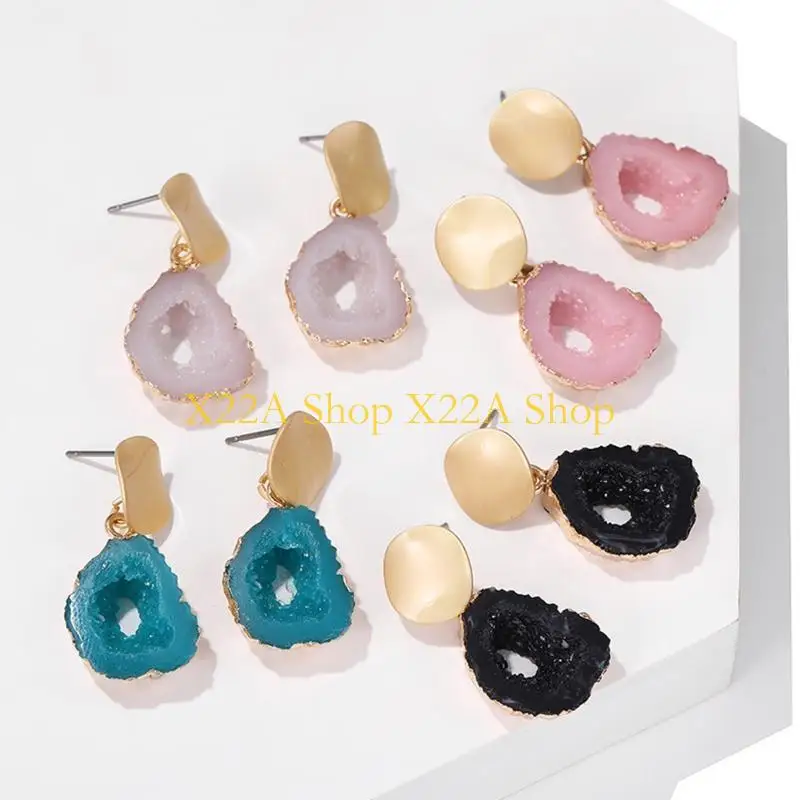 Unique Irregular Crystal Stone Ornaments UV Crystal Epoxy Mold Necklace Earrings Pendant Resin Silicone Mould DIY Crafts Mold