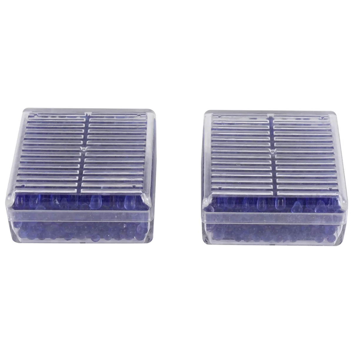 SMIEA 2pcs Blue Indicating Silica Gel Desiccant Moisture For Absorb Box Reusable
