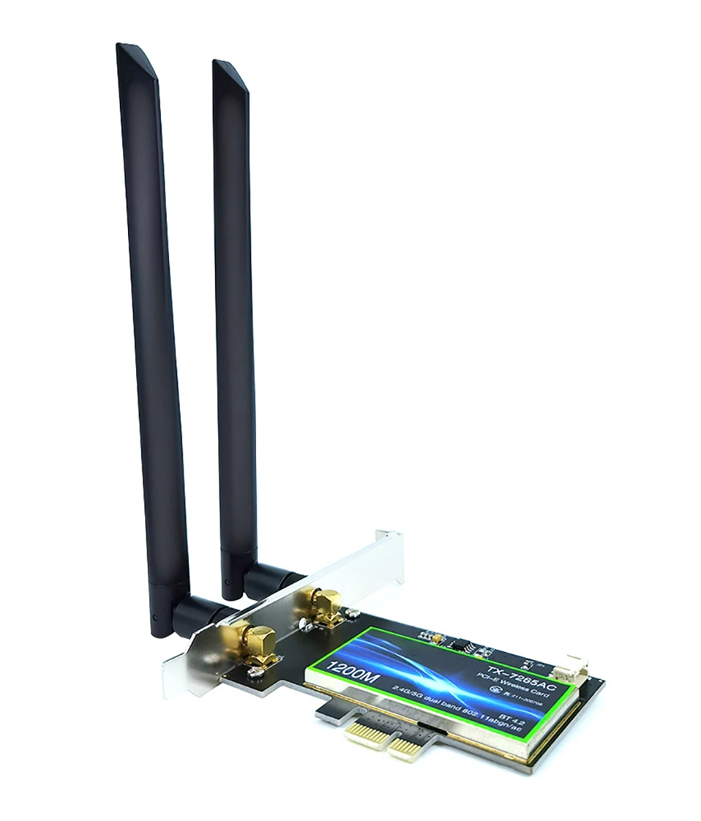 

Беспроводная Wi-Fi карта PCIE, 2,4 Мбит/с, 4,2 ГГц/5 ГГц, 802.11AC