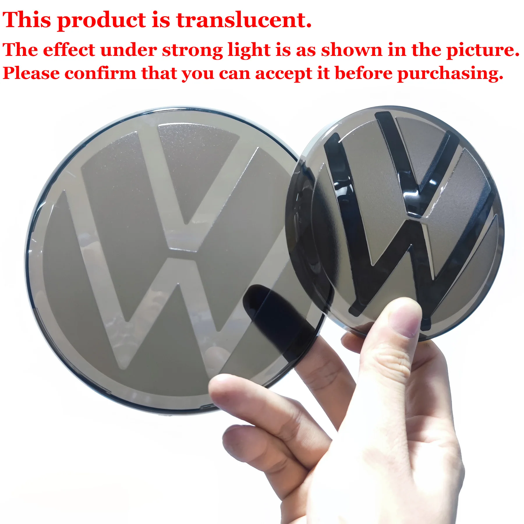 3D Car Emblem Badge Hood Front Rear Trunk Logo Sticker Decoration For Volkswagen VW GOLF 7 7.5 Variant GOLF 8 Variant 2021-2023