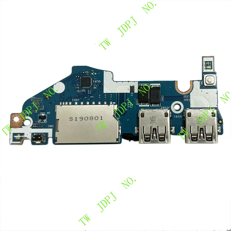 PJSE For Lenovo IdeaPad S340-14API 81NB Laptop USB Power Supply Switch Board 5C50S24930 LS-H211P Replacement Part