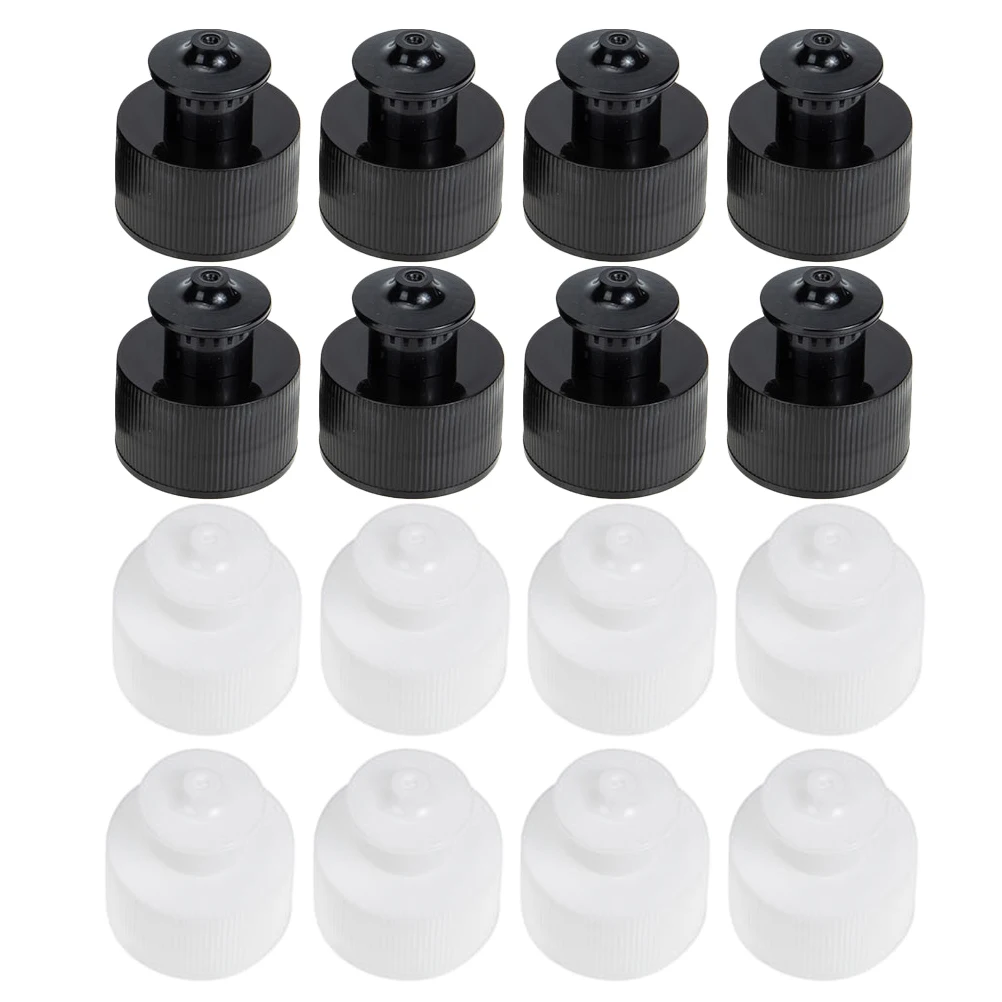 

20 Pcs Sports Pull Cover Mineral Water Bottle Replacement Cap Plastic Portable Travel Bottle Caps Wide Fit Leakproof Handpull