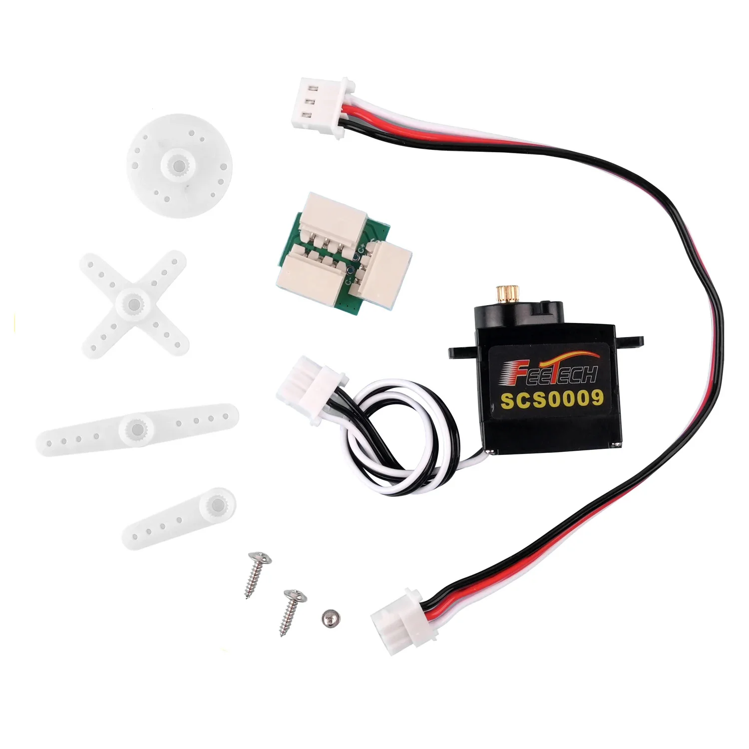2.3Kg SCS0009 Serial Micro Servo Core Motor Metal Gear TTL Level Feedback Mini Servo for Robot Arm and Finger Thumb (1/2/4pcs)