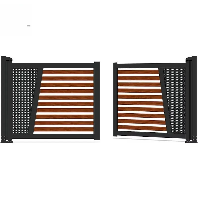 Rustproof Aluminium Privacy Fence Panels Custom Outdoor Metal Boundary Railing for Villa Yard Garden