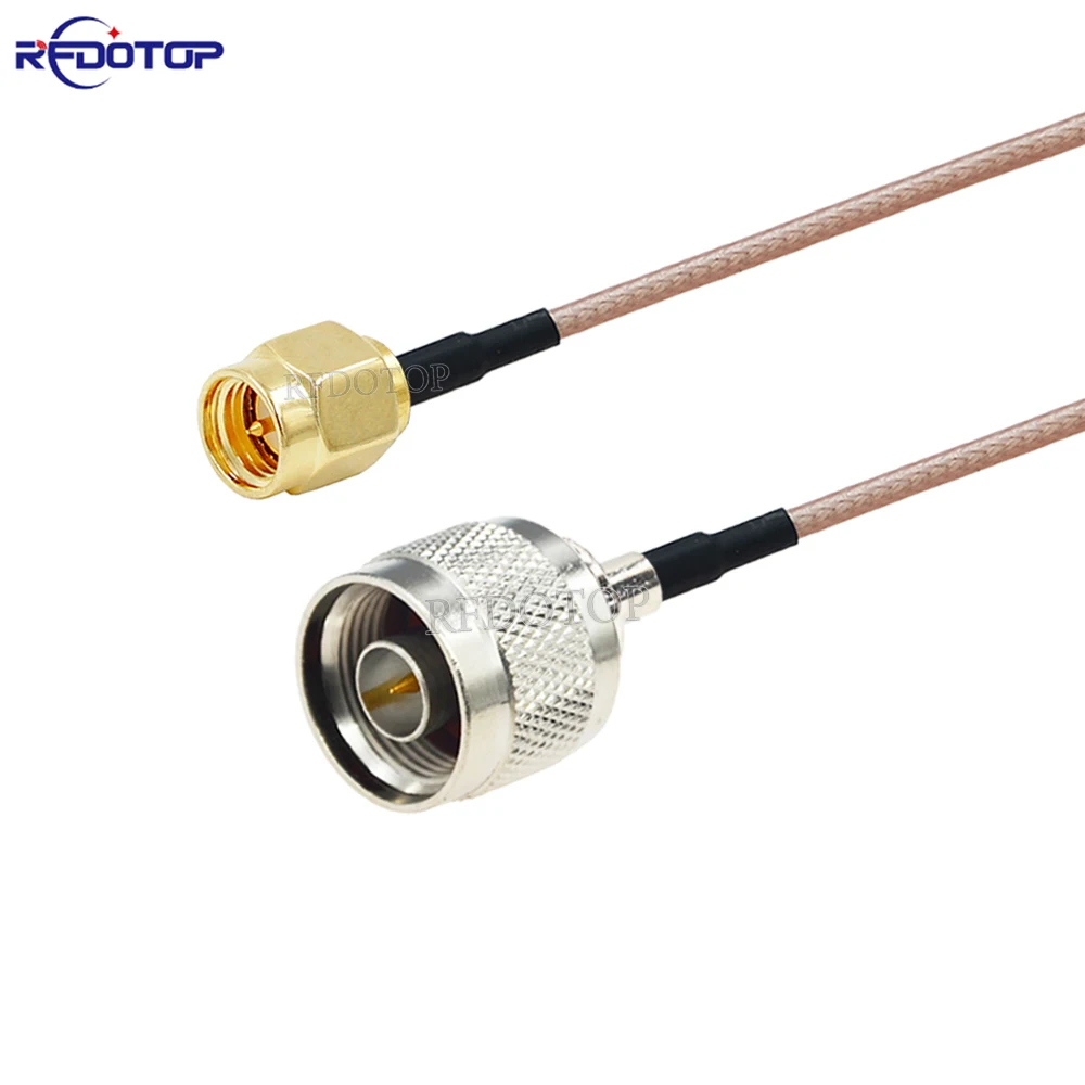 

N to SMA L16 N Male to SMA Male Plug Connector 50 Ohm Low Loss RG316 RF Coaxial Cable Pigtail Extension Coax Jumper 10cm-30m