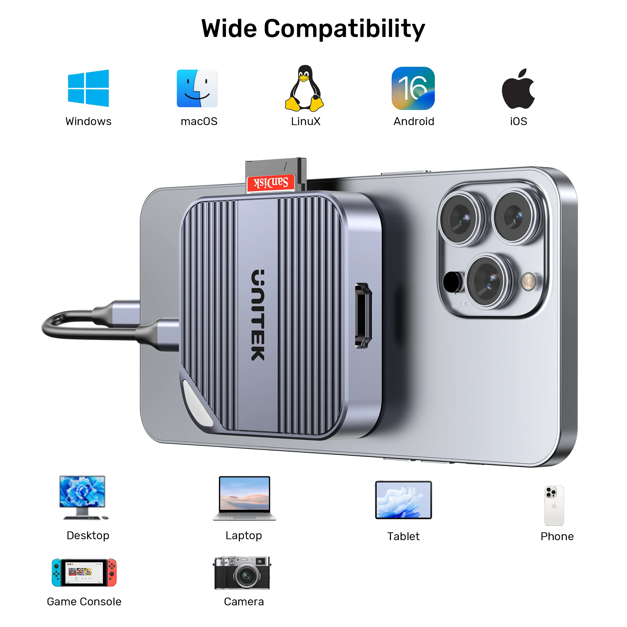 6-in-1-magnetic-sd-micro-sd-card-reader-uhs-ii-2tb-pd100w-4k@60hz-hdmi-35mm-audio-mic-usb-c-hub-for-iphone-15-16-17-android