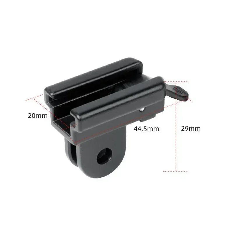 H03/ H07 Bicycle Headlight Holder Front LED Lamp Buckle Quick Mount Release Helmet Adaptor Bracket Light Switch Optional