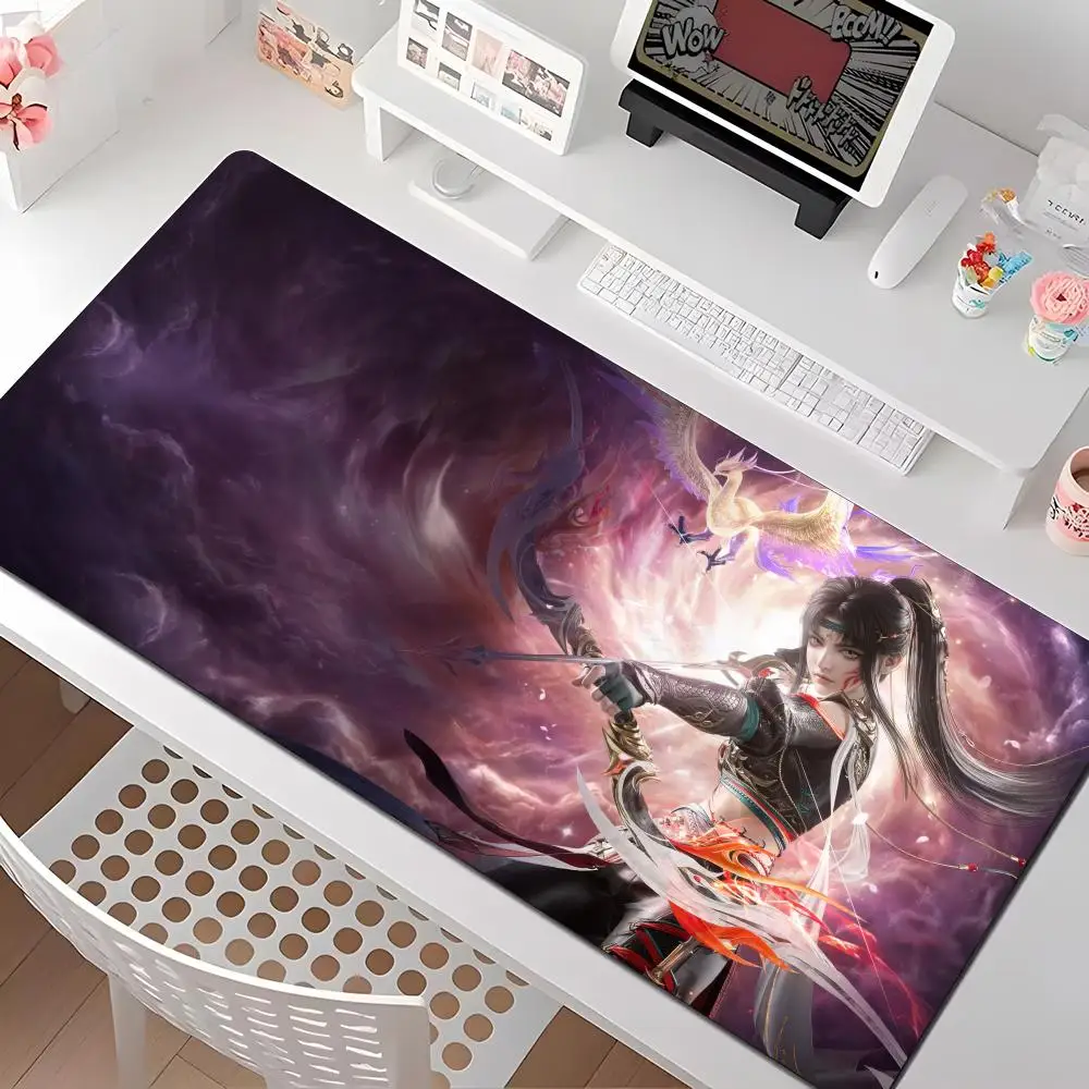 

Коврик для мыши NARAKA BLADEPOINT, несколько размеров, большие квадратные коврики для компьютера, офиса, игрового стола, резиновые противоскользящие коврики для мыши