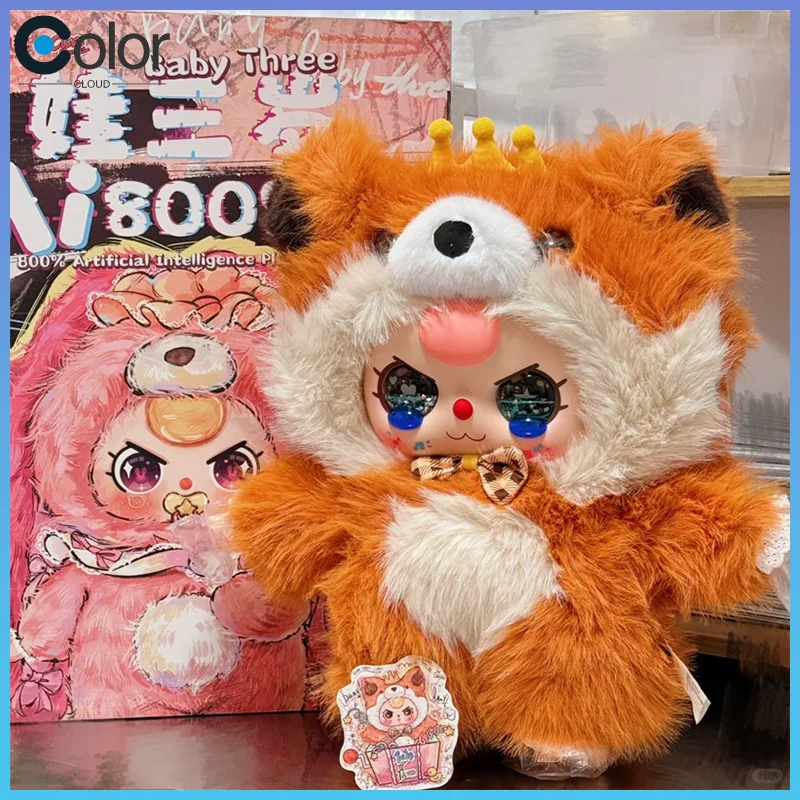 

Original Baby Three Ai 800% Bliand Box Can Tell A Story In English Limited Kawaii Action Figure Big Vinyl Doll Kids Gift