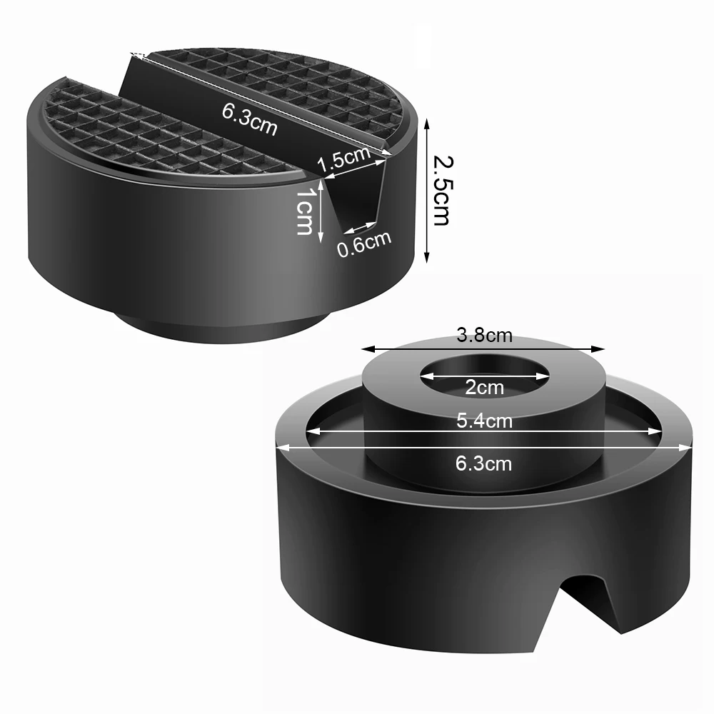 Universele Auto Lift Jack Stand Rubber Pads Vloer Sleuven Auto Jack Rubber Pad Frame Protector Adapter Jacking Tool