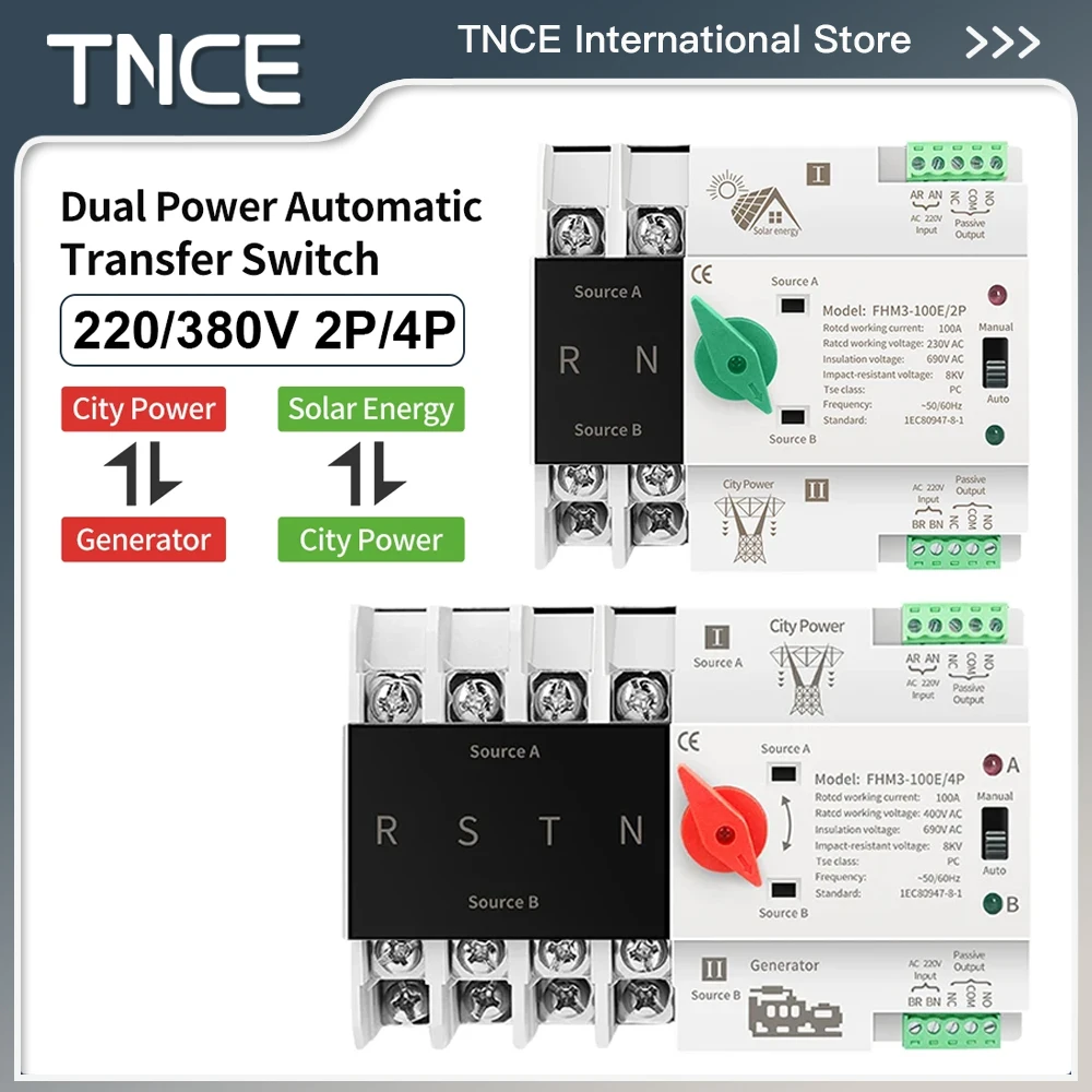 Tnce Din Rail 2P/4P…
