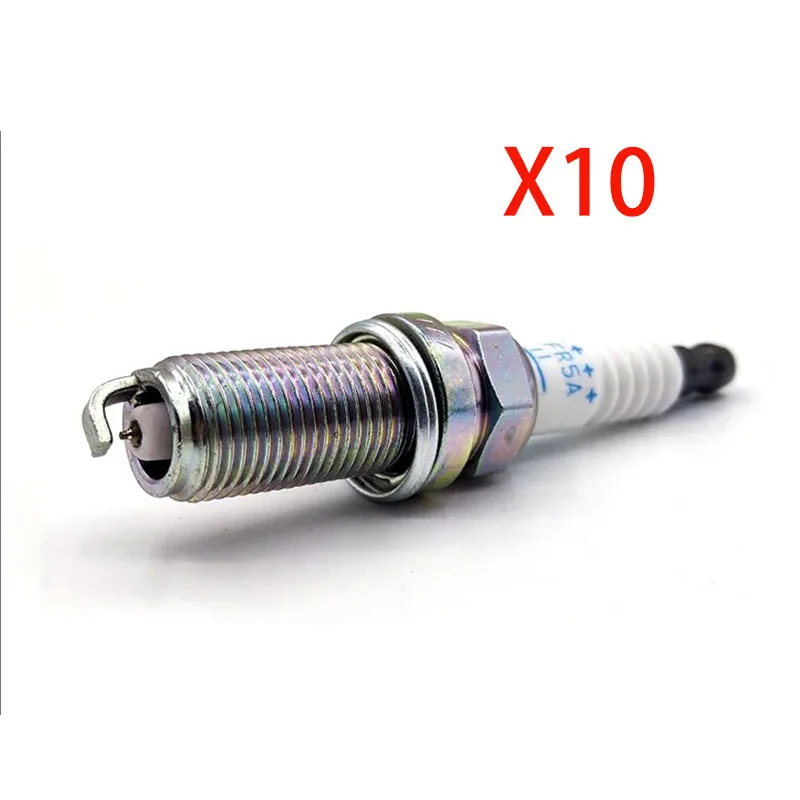 10Pcs/Lot Iridium Spark Plug for NISSAN 22401-ED815 22401-CK81B 22401-JD01B 22401-JK01D 22401-EW61C 22401-8H515 22401-1KC1C