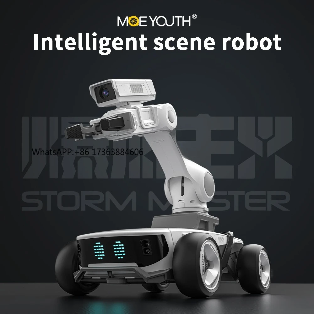 

F07 Smart Programming Remote Control High-Definition R obot Arm Automatic Tracking Obstacle Avoidance Machine Car Toys