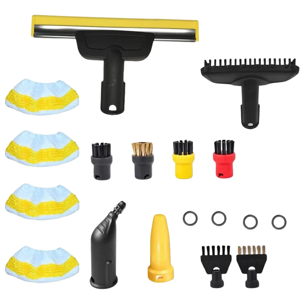 

Набор аксессуаров EasyFix для пароочистителей Karcher SC1 SC2 SC3 SC4 SC5: насадки из микрофибры, щетки, уплотнительные кольца, ремонтный комплект