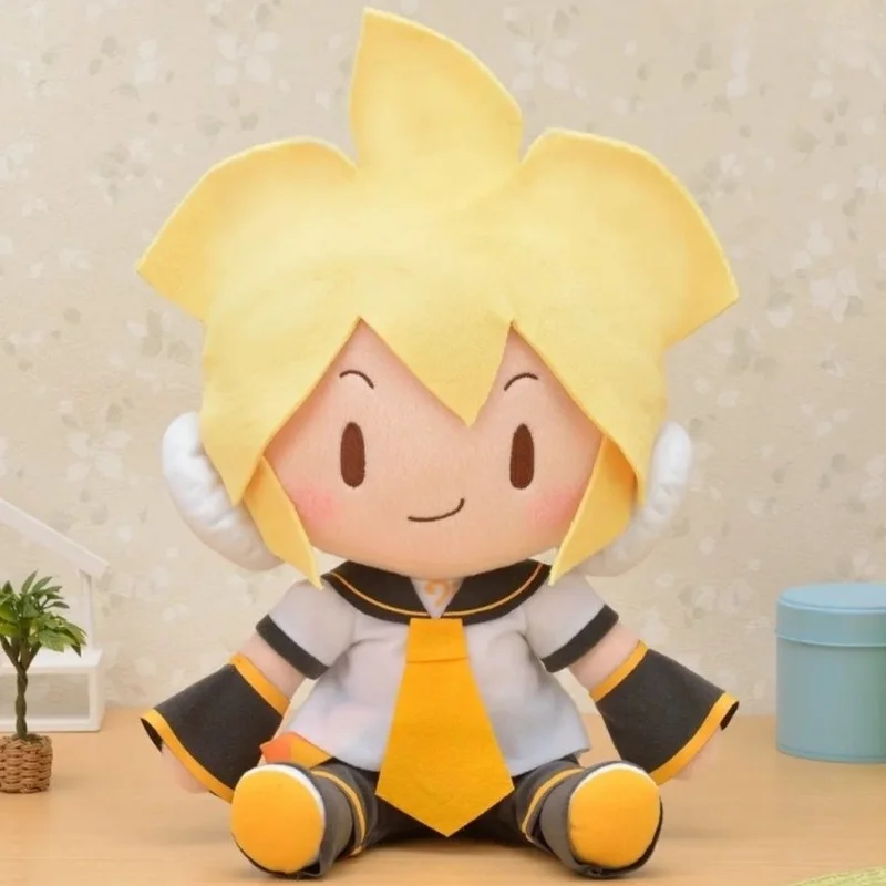 Rin Len Cotton Doll Periferiche Anime Simpatici cartoni animati Fufu morbido e delicato sulla pelle 28 cm Regali di compleanno Kawaii giapponesi per