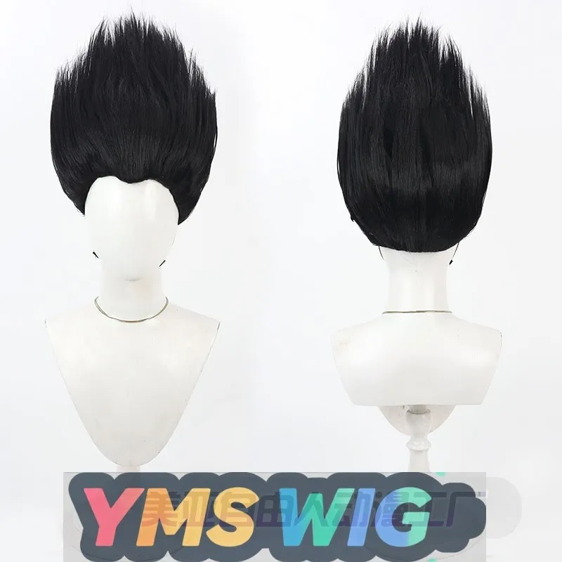 

[YMS WIG] Парик для косплея «Nezha Dark Version», черные кукурузные ряды,