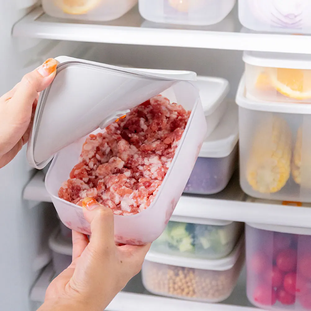 

3Pcs Refrigerator Food Storage Box Multi-Function Baby Supplement Food Container Small Size Portable Freezer Safe Reusable