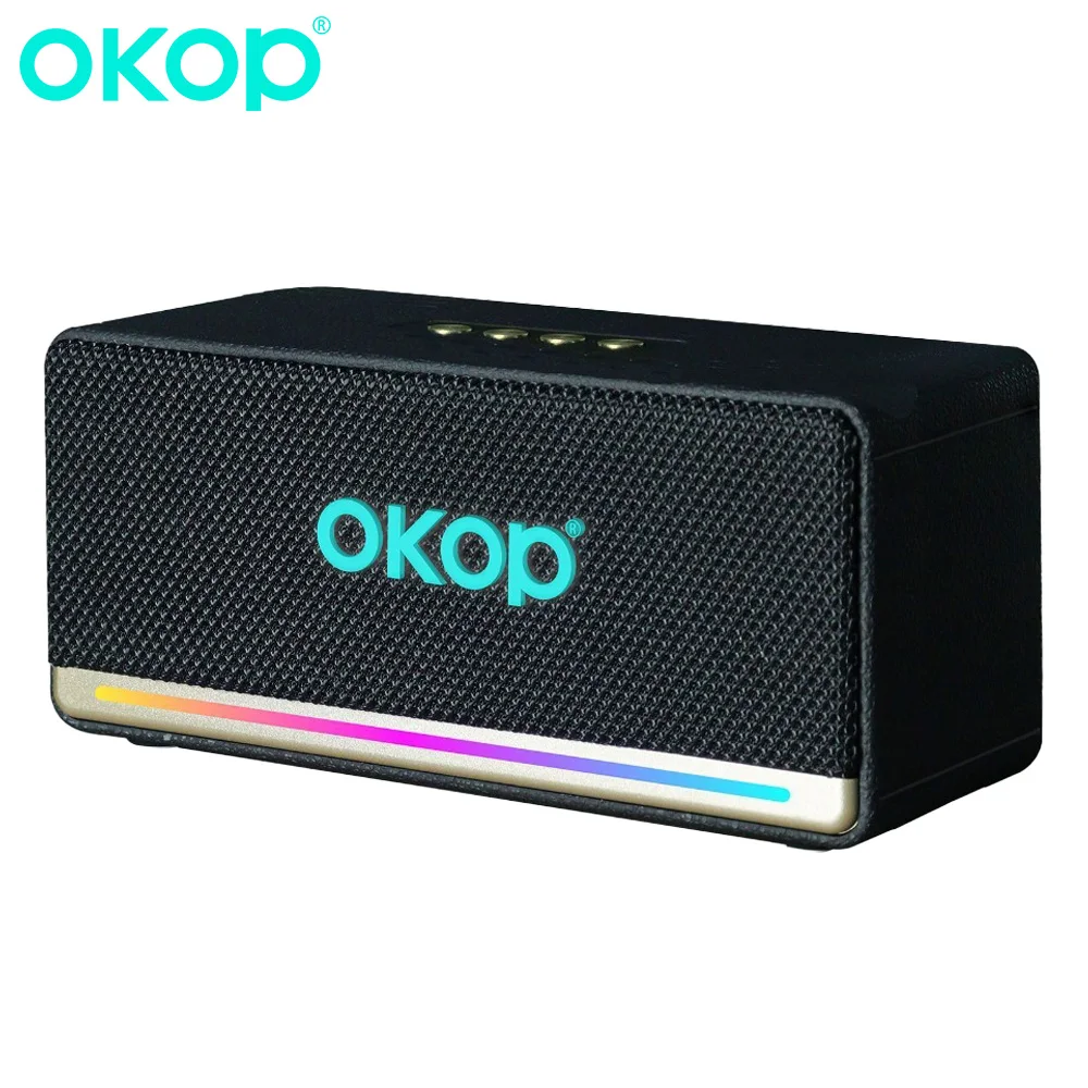 

OKOP wireless Bluetooth speaker with multimedia, suitable for desktop speakers, subwoofers, bar speakers, strong bass, HIFI TWS