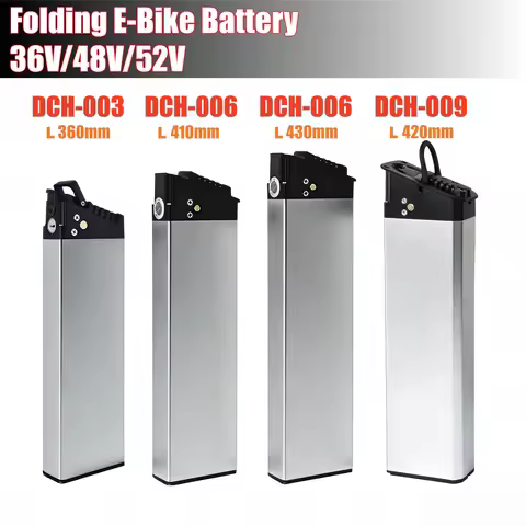 48V 17Ah 14Ah 12.8Ah 10.4Ah 36V 10Ah 12Ah 15Ah 52V 12.5Ah 15Ah 17.5Ah DCH-003 DCH-006 DCH-009 250W~1000W Motor Battery