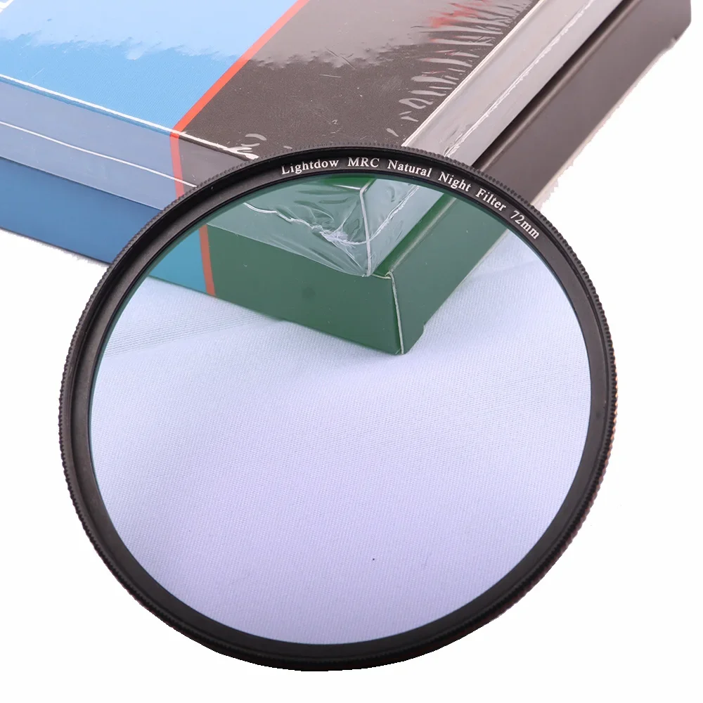 Lightdow Natural Clear Night Filter Optical Glass Multi-layer Filters 49mm 52mm 58mm 62mm 67mm 72mm 77mm 82mm for Night Sky