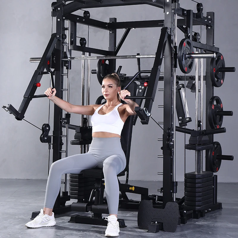 EXUAN Newest USA Best Seller Bird Press Fitness Device Smith Rack Comprehensive Training Equipment