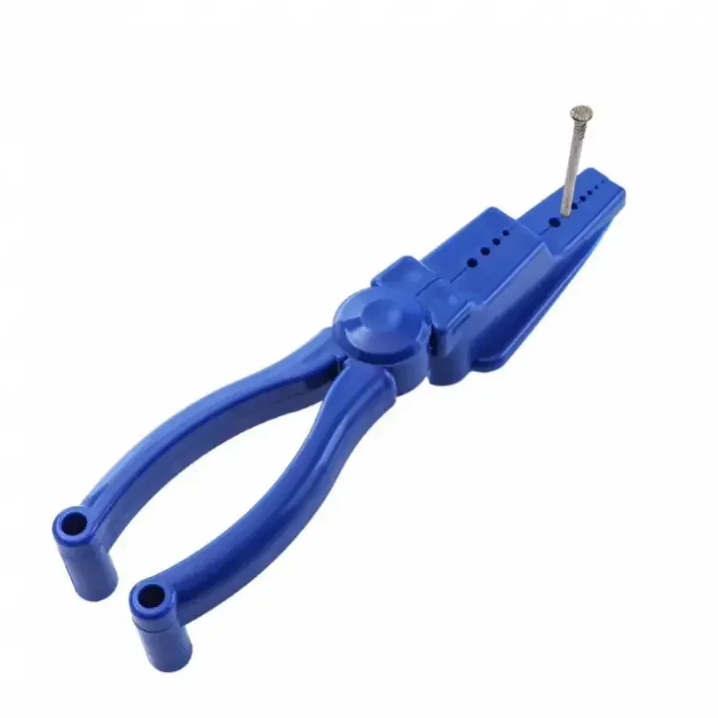 

Blue Clamps Nail Durable / Basic Hammering Safety For Holder For Guard Hand Nail Pliers Repair Woodworking,