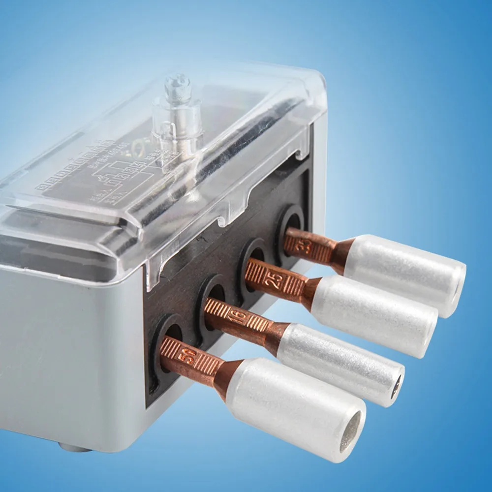 4PCS GTLA-10/16/25/35/50/70 Copper Professional Wire Connector Electric Meter Box Terminal Binding Post Cable Pin