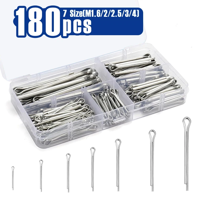 180 Pcs Cotter Pins…