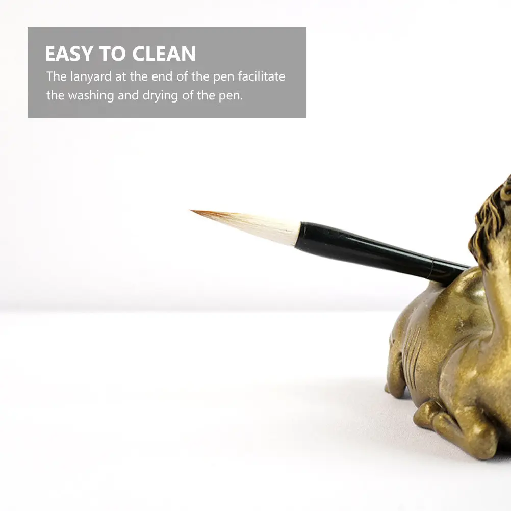 

Набор из 2 кистей для китайской каллиграфии: смешанный ворс, волчья шерсть, для суми-э, рисования и китайской каллиграфии