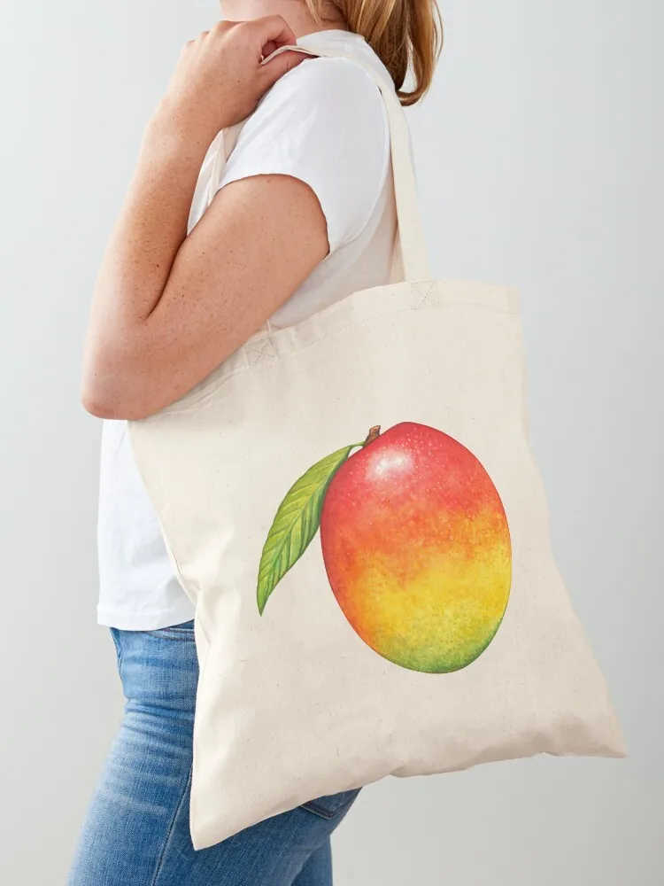 Mango Pattern - Black Tote Bag custom canvas bag tote bag university Women's tote sac pour femme