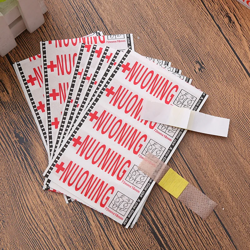 

100pcs Breathable Waterproof First Aid Bandage Band Aid Hemostasis Adhesive Wound Dressings Paste Medical Gauze Plasters