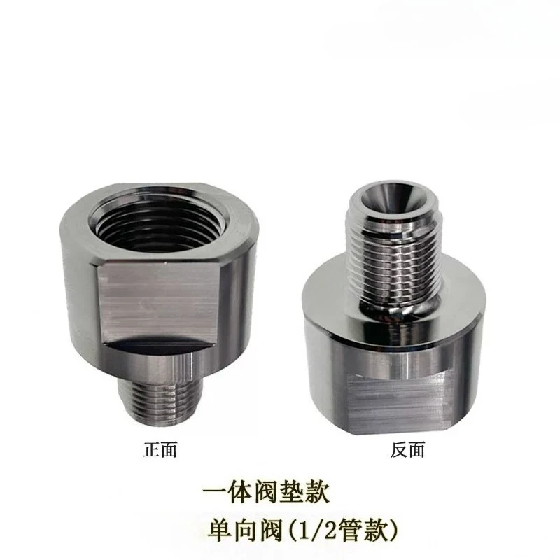 Waterjet Parts High Pressure Check Valve Body, Integrated Valve Core, Inlet Valve Replacement for Waterjet Cutting Machine