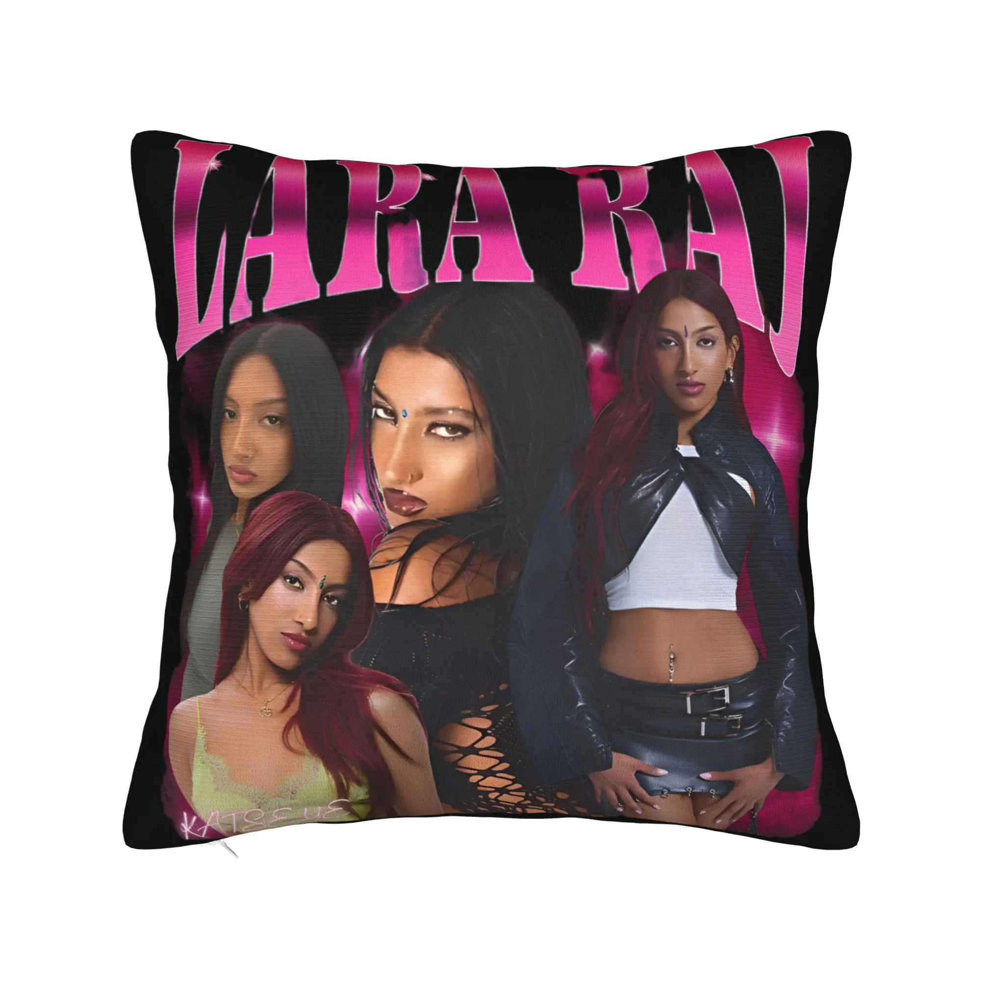 Katseye Lara Raj Pillow Case  Print Pillow Cover For Living Room Chair Retro Trendy Pillowcases