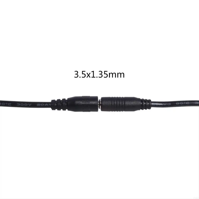 41QA 1 to 2/4 Way Power Splitter Cable 3.5mm x 1.35mm Connector Adapter Cord Wire