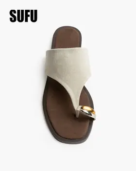 SUFU 時尚平底新款夏季人字拖 10 最佳銷售 女士平底鞋 - №5