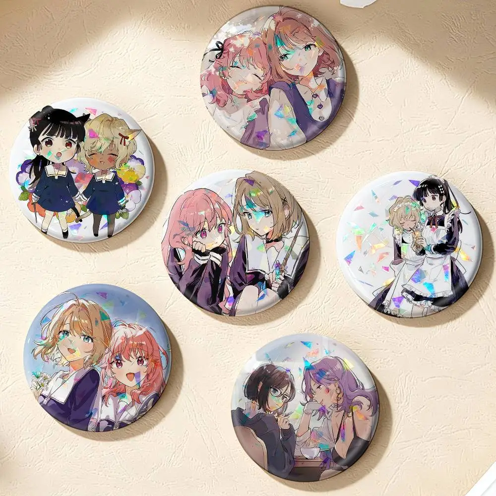 My Wish Is to Fall in Love Until You Die Manga  75mm 44mm 25mm Accessories Toys Badge Brooch Backpack Hat Pins