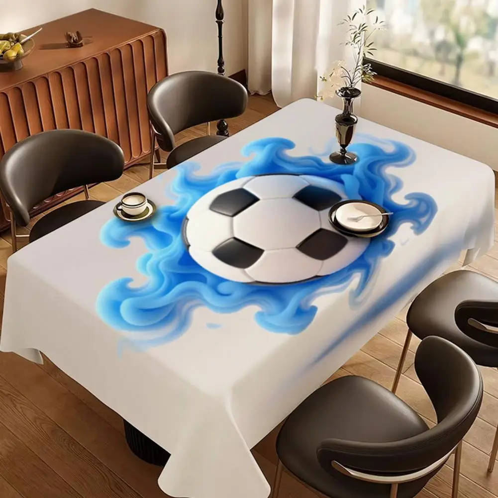 Soccer Birthday Party Decoration Kids Boy Football Themed Tableware Tablecloth Candy Bag Plate Paper Cup Supplies Kit