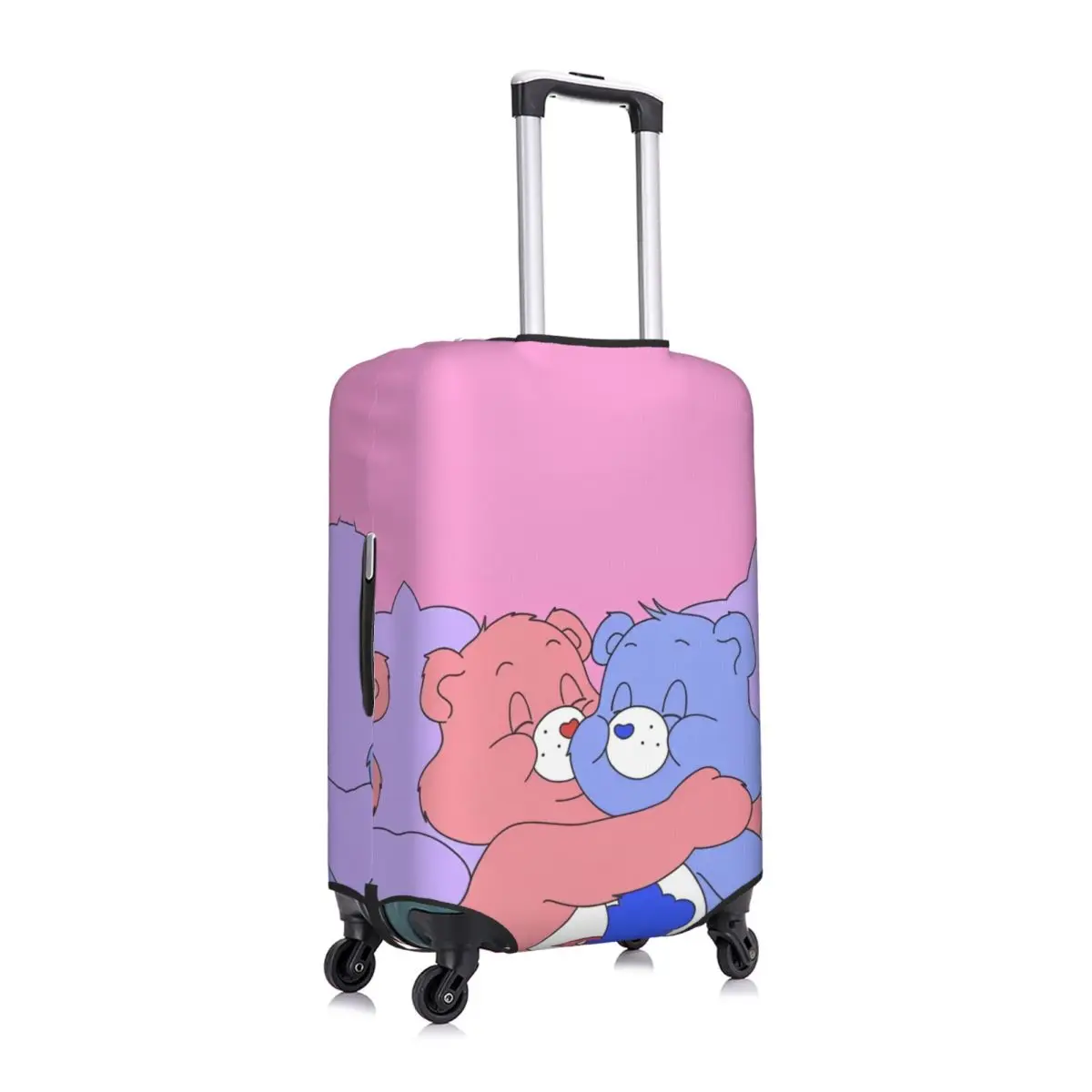 Cartoon Care Bears Movie Suitcase Cover Strectch Business Protector Luggage Accesories Vacation