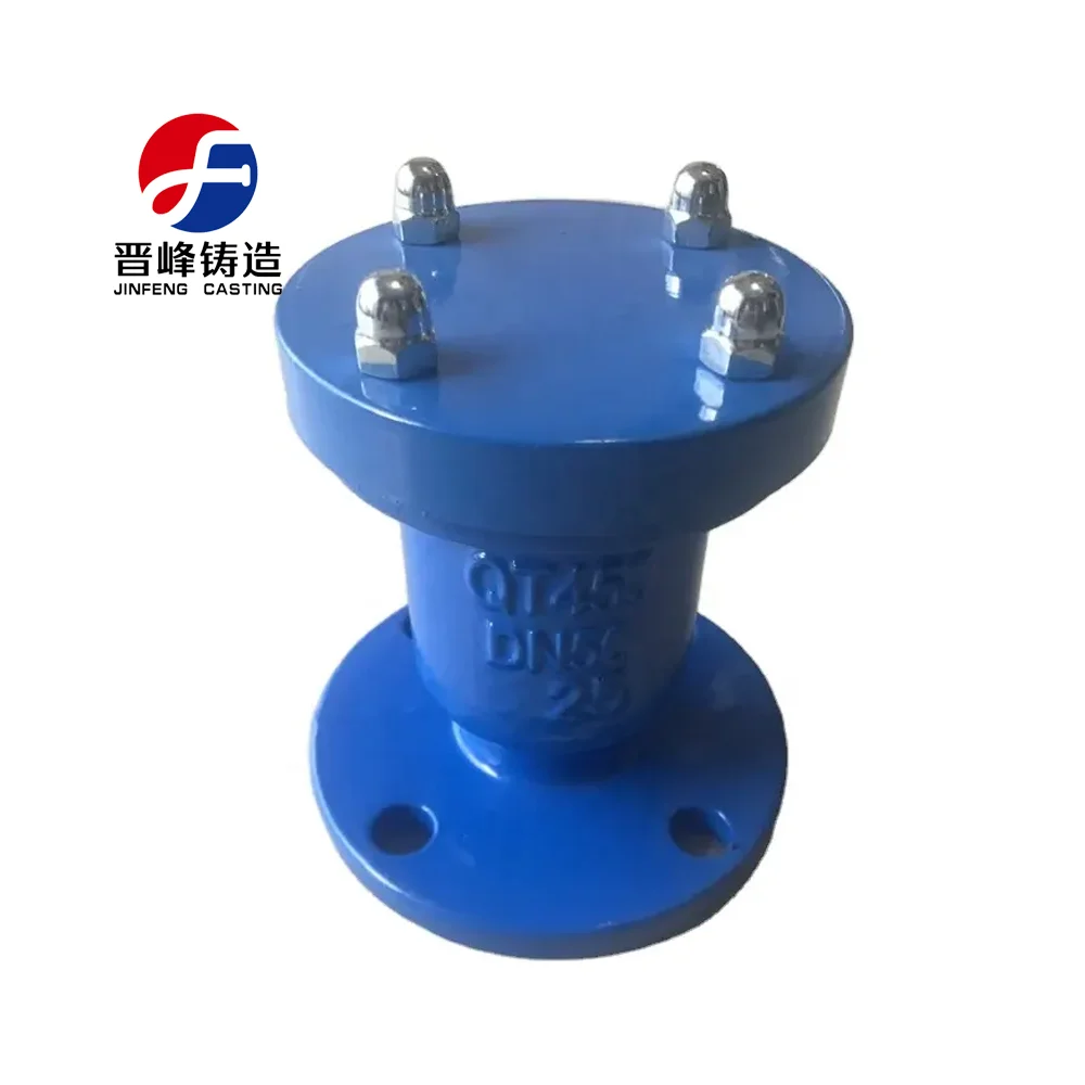 DI CI Flange Single Hole Automatic Single Sewage Pipe Air Release Exhaust Vent Valve Screwed Check Valve