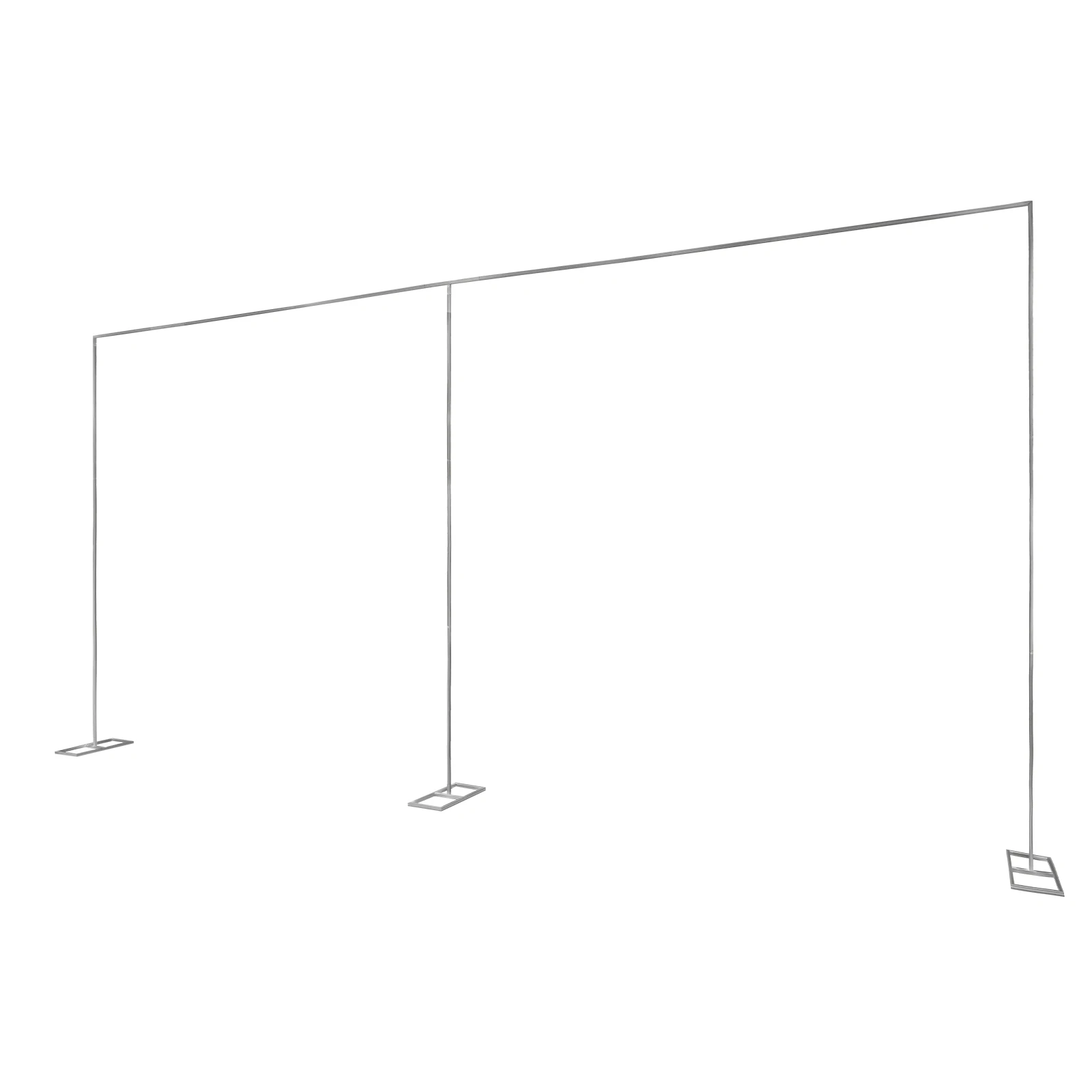 6M X 3M Bruiloft Achtergrond Podium Stand 10x20ft Zware Vierkante Metalen Boog Frame Achtergrond Stand Kit