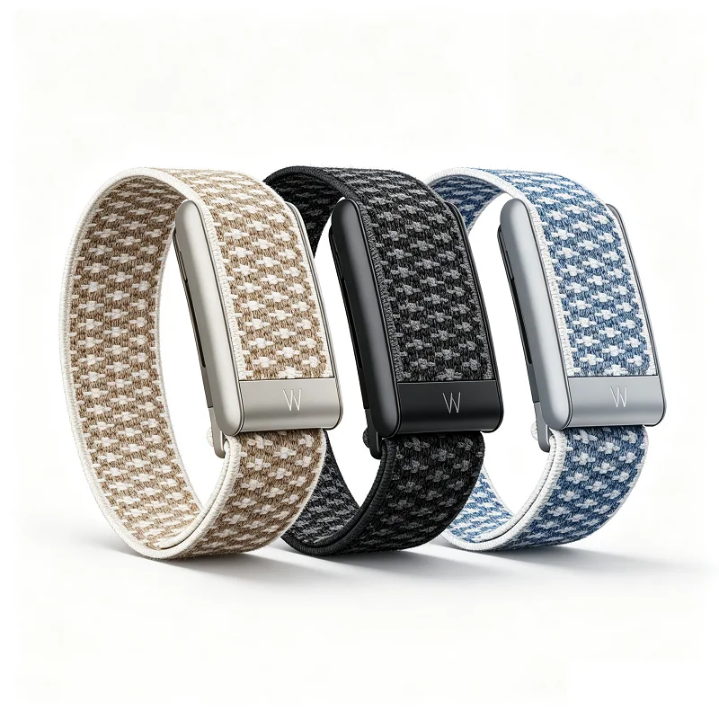 Suitable for Whoop5.0 wristband strap, nylon woven cashmere brushed elastic mg sports wristband LIFE/pack [with U-shaped metal f