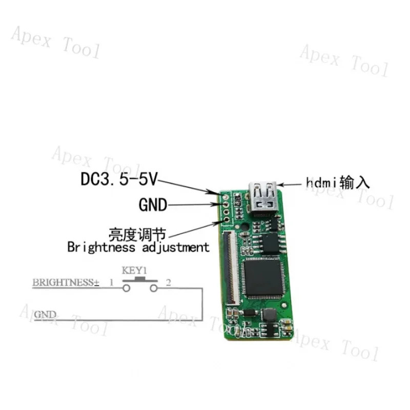 

OLED Display ECX335A Drive Board HDMI