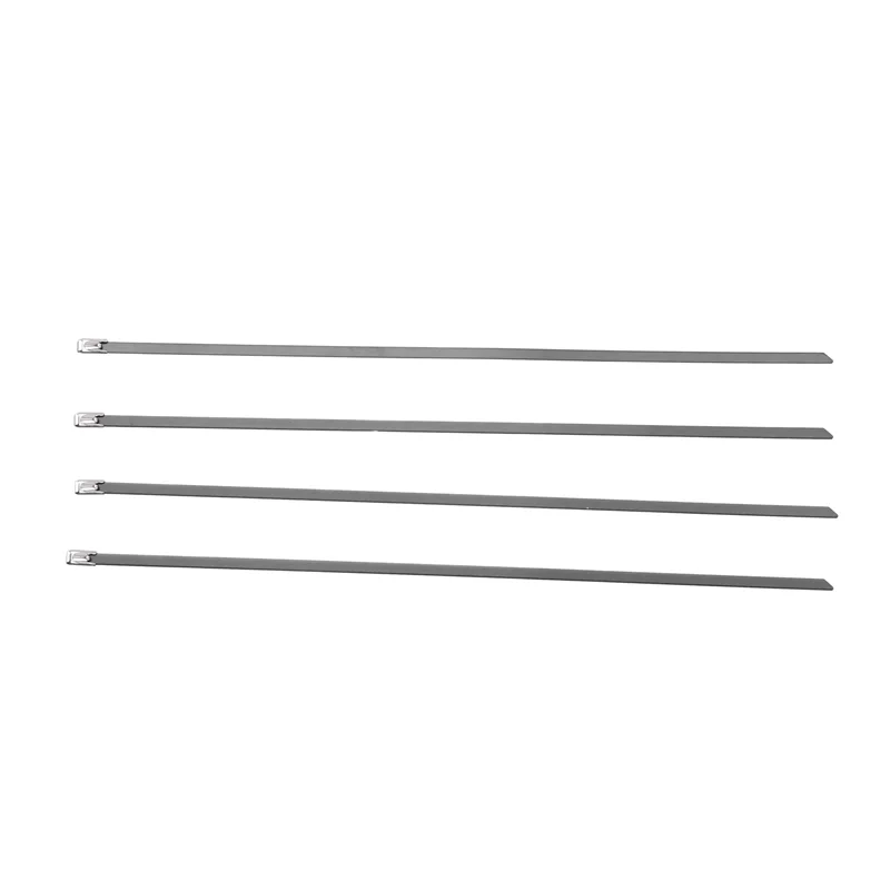 

AB46-500Pcs/Lot,4.6Mmx300mm Pvc Plastic Coated Ss304 Stainless Steel Cable Tie