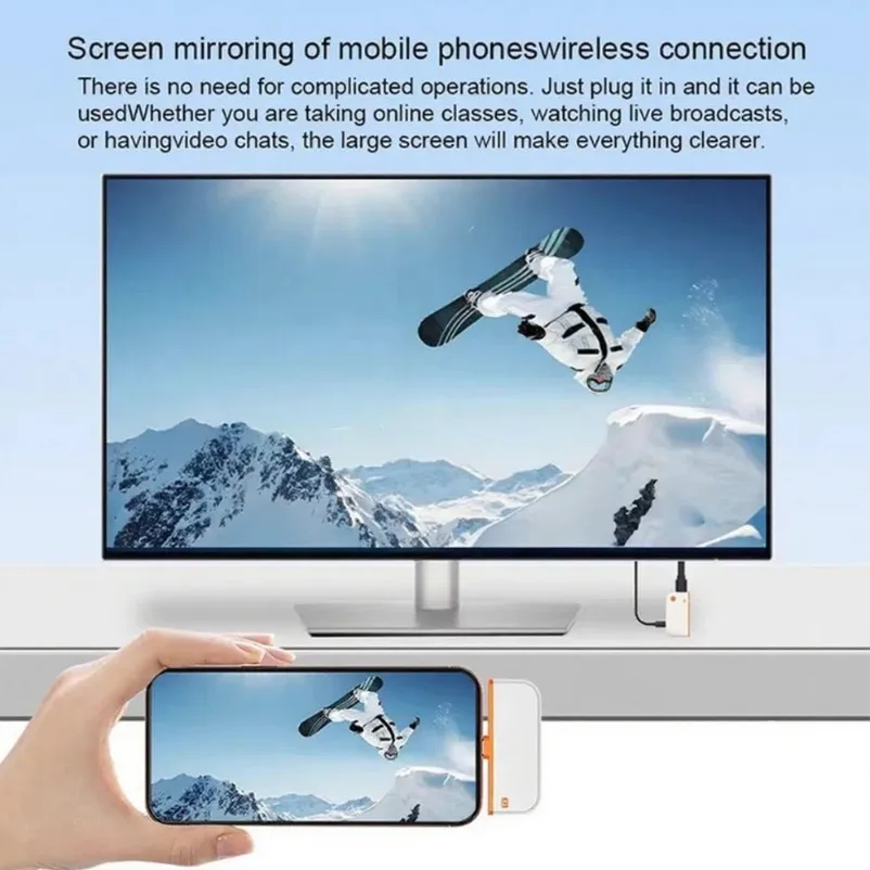 50M 1080P 5G نقل لاسلكي جهاز ريسيفر استقبال وإرسال الفيديو HDMI-متوافق موسع عرض كابل محول الشاشة للكاميرا