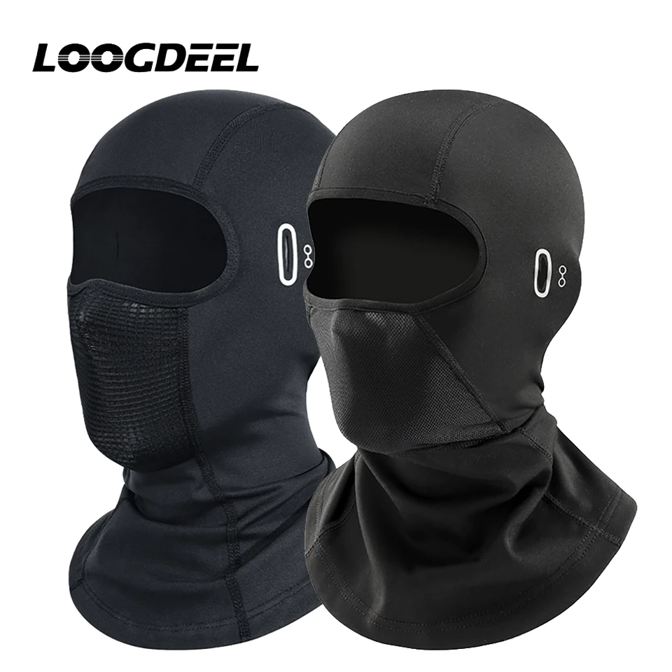 AliExpress LOOGDEEL Winter Cycling Mask Full Face Protection Eyeglass Hole Reflection Windproof Lock In Temperature Keep Warm Cycling Mask