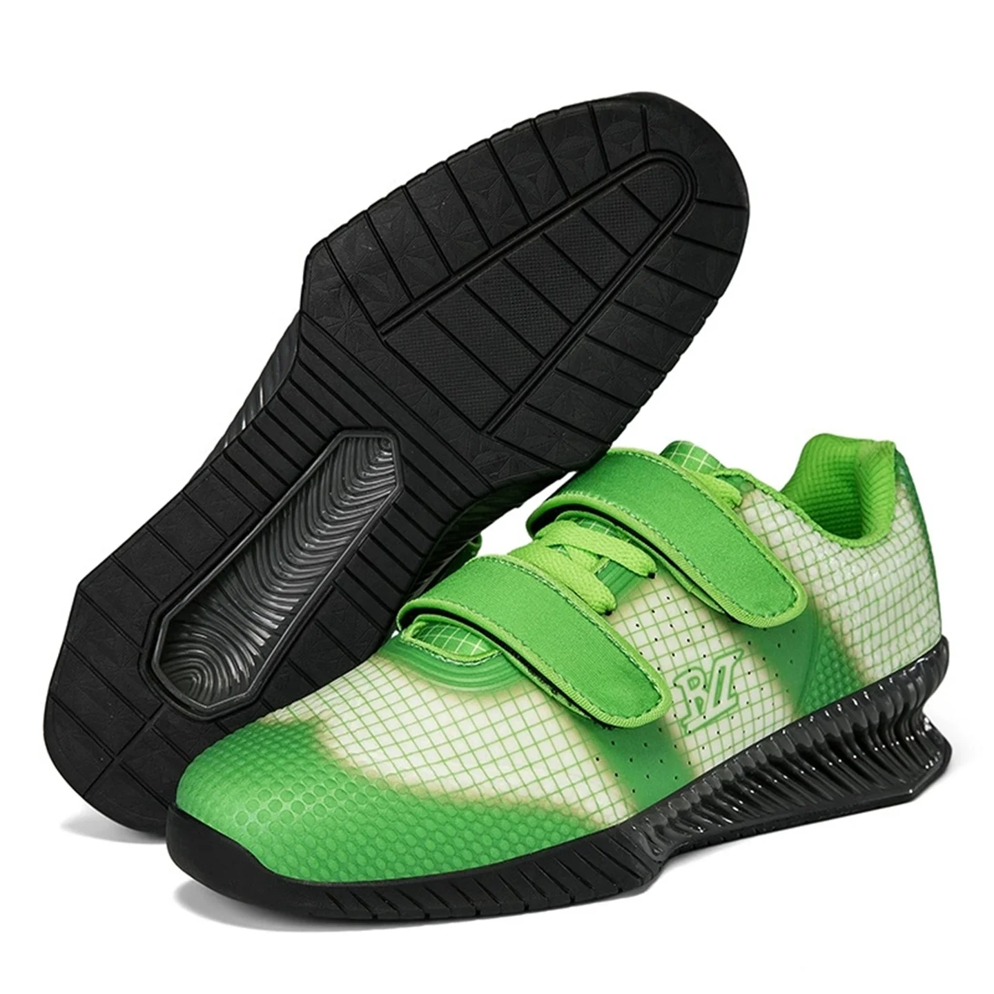 

Men's Powerlifting Shoes For Gym: Max Stability Support In Deadlifts/Squats/Weightlifting - Barbell Training Sneakers