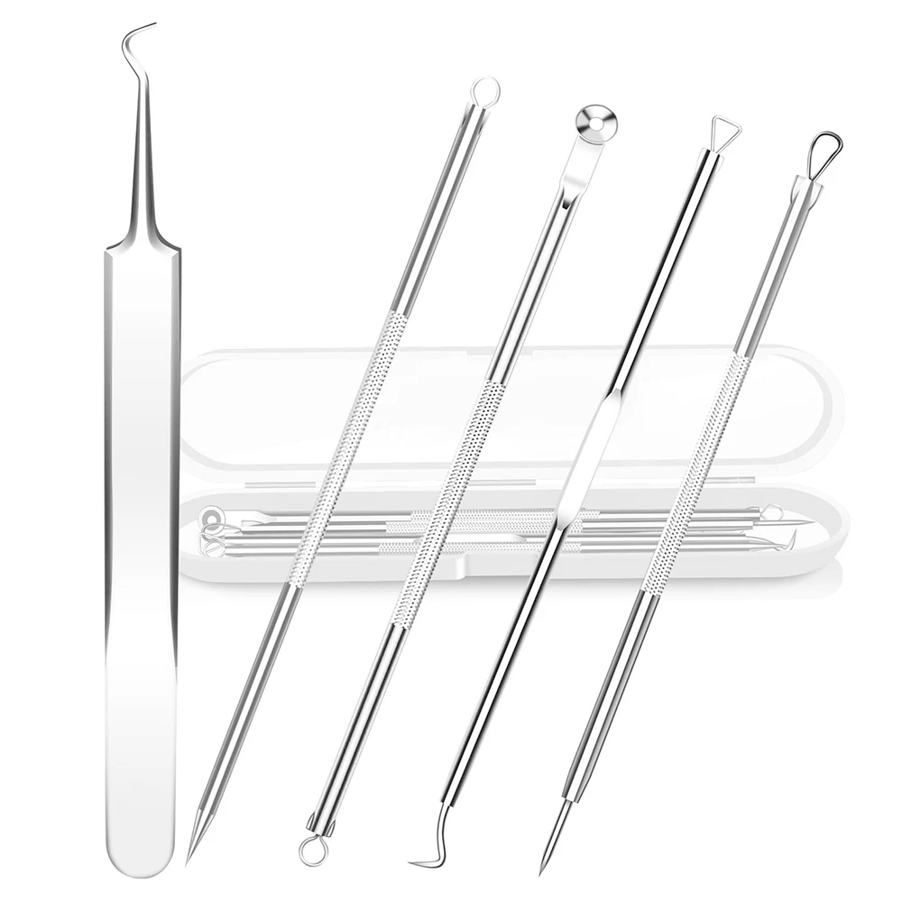 にきび除去キット,にきび抽出器,にきび除去剤,美白ヘッド,ポッピング,フェイシャルツールの取り外し