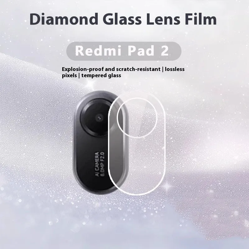 1-3PCS for Xiaomi Redmi Pad 2 Camera Tempered Glass Lens Screen Protector Easy To Instal Anti-Scratch For Redmi Pad 2 Pro 12.1